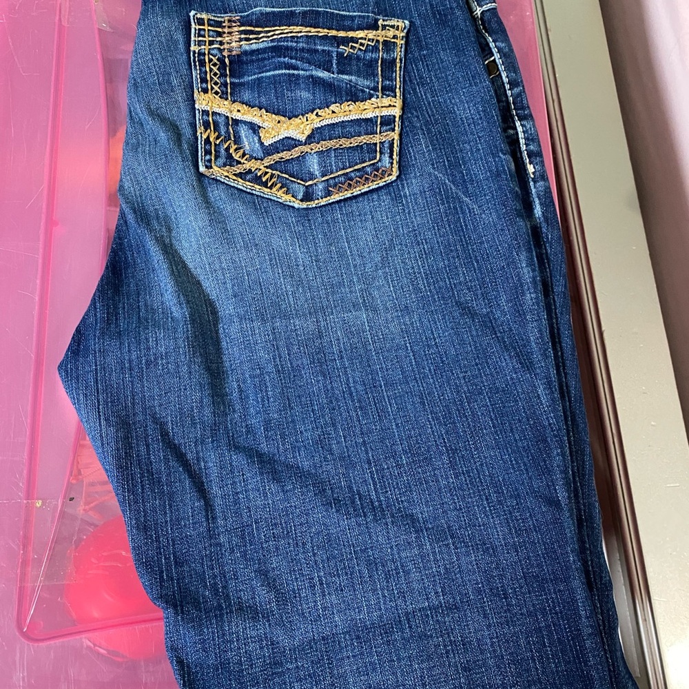 BKE Women's Boot Cut Jeans in Deep Blue